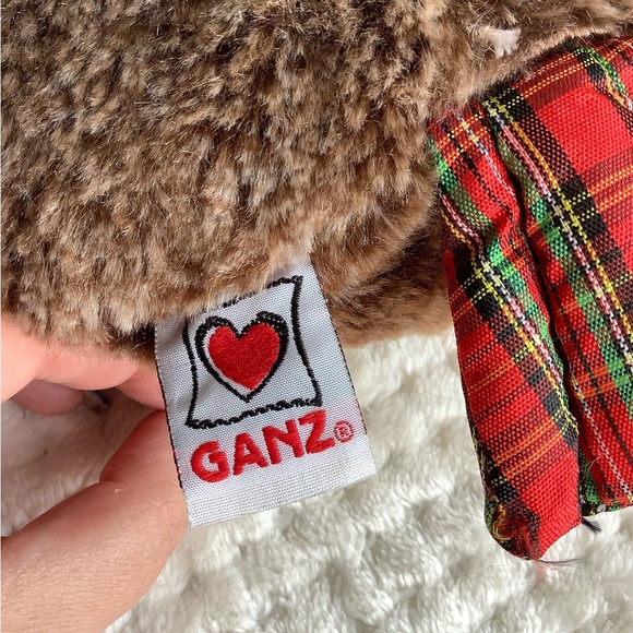 Ganz Plaid Owl Stuffed Animal Plush - Picture 7 of 10
